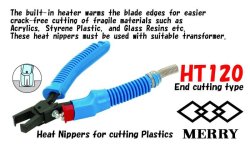 Photo1: Heat Nippers (End cutting type)